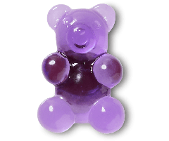 Purple Candy Bear