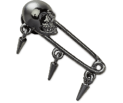 Skull Safety Pin