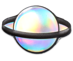 Iridescent Saturn