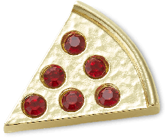 Gold Pizza Slice