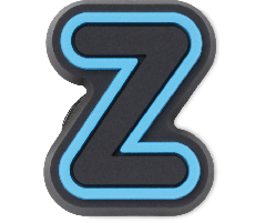 Blue Alphabet Z