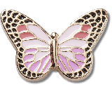 Pink Elev Clrful Butterfly