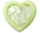 Light Green Heart Gem