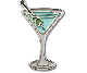 Elevated Martini Glass