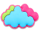 Neon Desert Trip Clouds