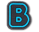Blue Alphabet B