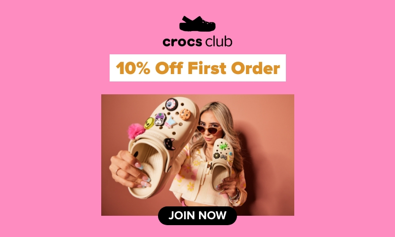 Crocs Club - 10% off first order